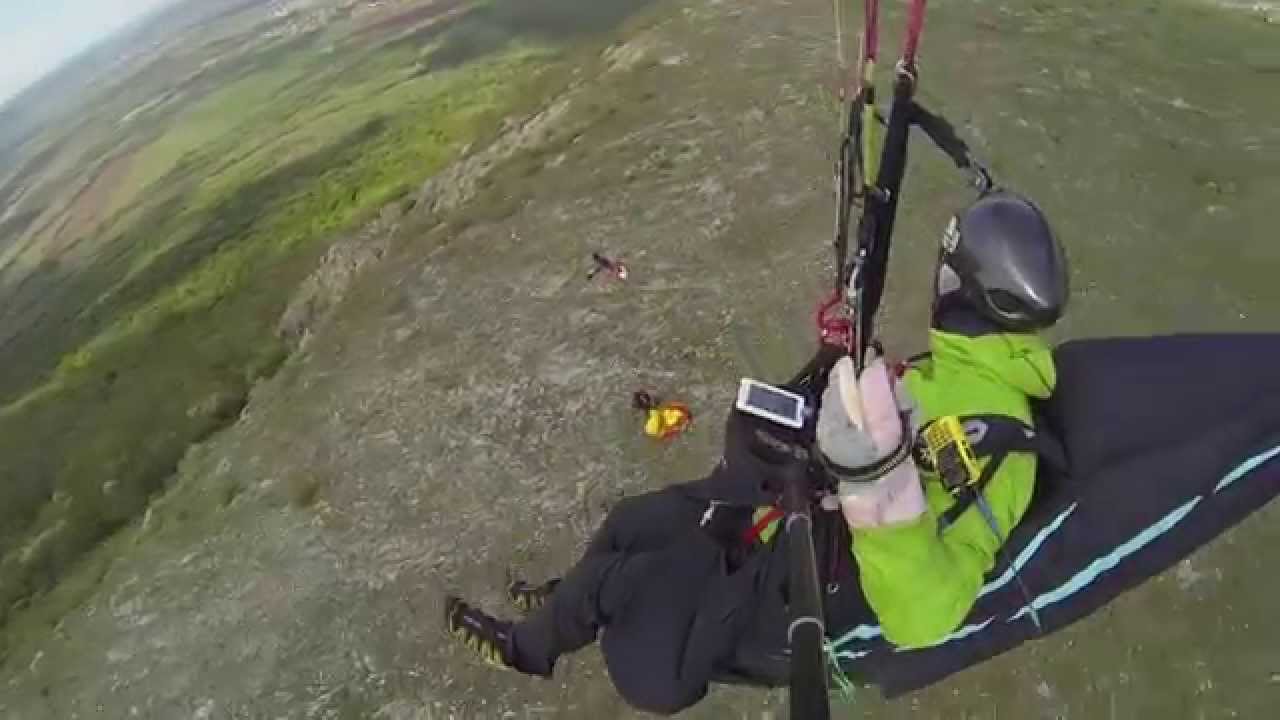 один из летных дней в Крыму paragliding in Crimea (против ветра к Симферополю и обратно)