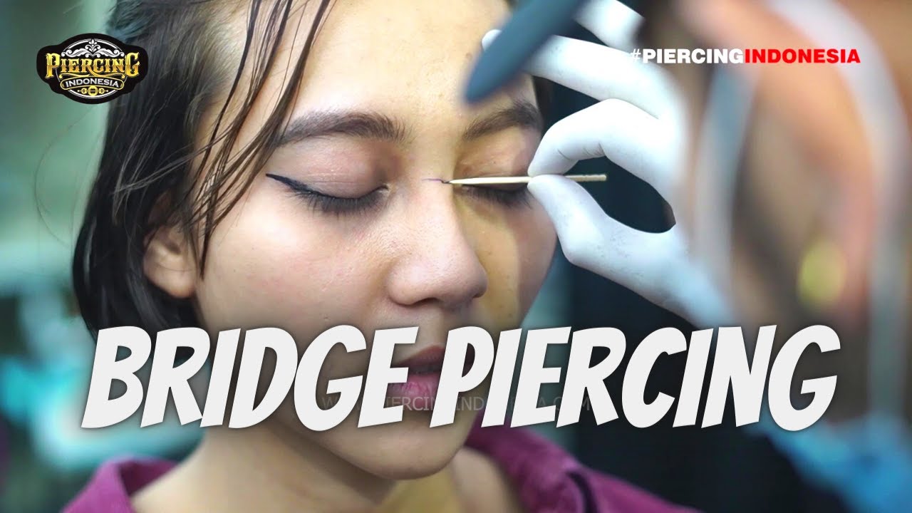 Diajak Temen ke Piercing Indonesia || Bridge Piercing - Karin