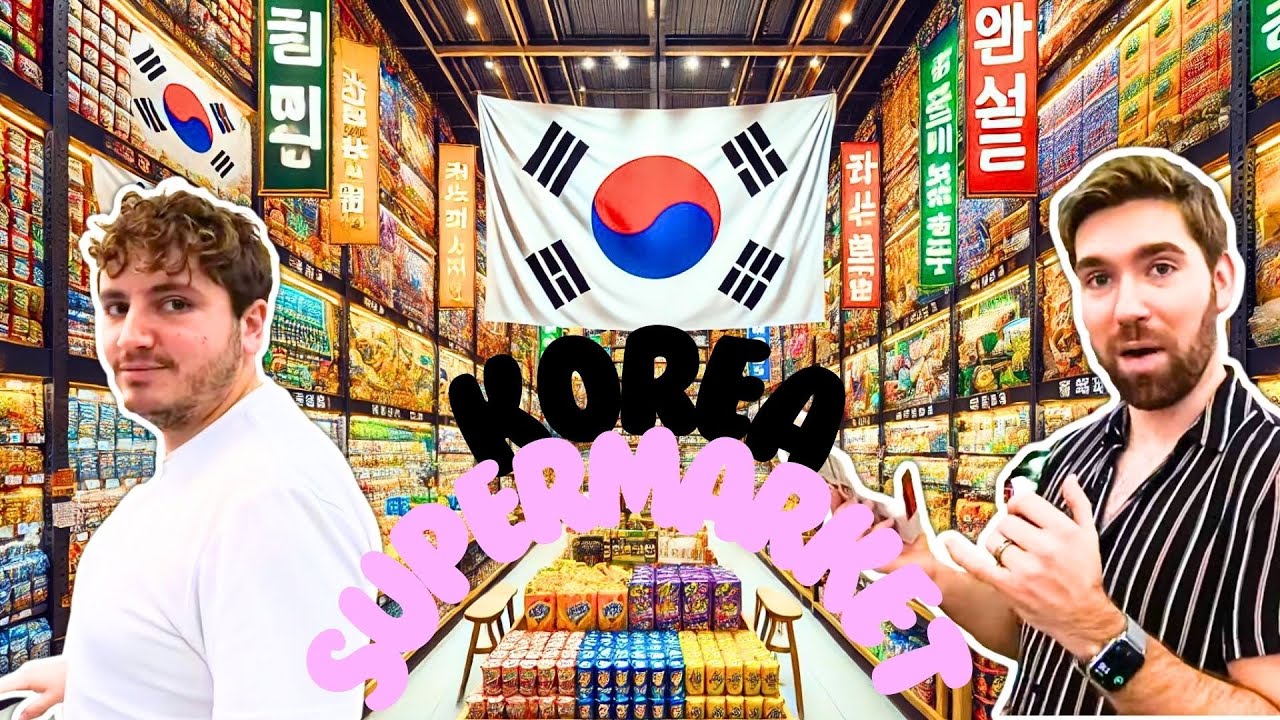 Perdu dans un Supermarché Coréen 🇰🇷 découvertes insolites 🍜