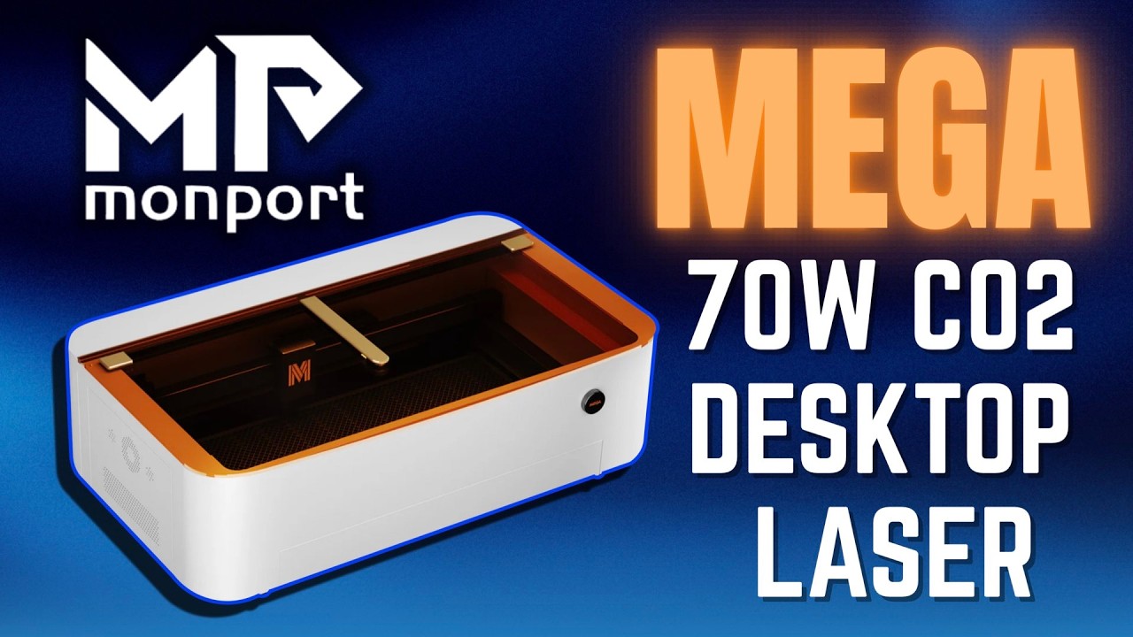 NEW Monport MEGA 70W CO2 Laser Engraver - Is this the right INTELLIGENT machine for you?
