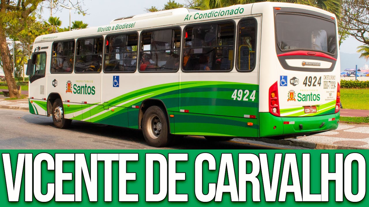 Avenida Vicente de Carvalho (Santos/SP) - Movimentação de Ônibus #546