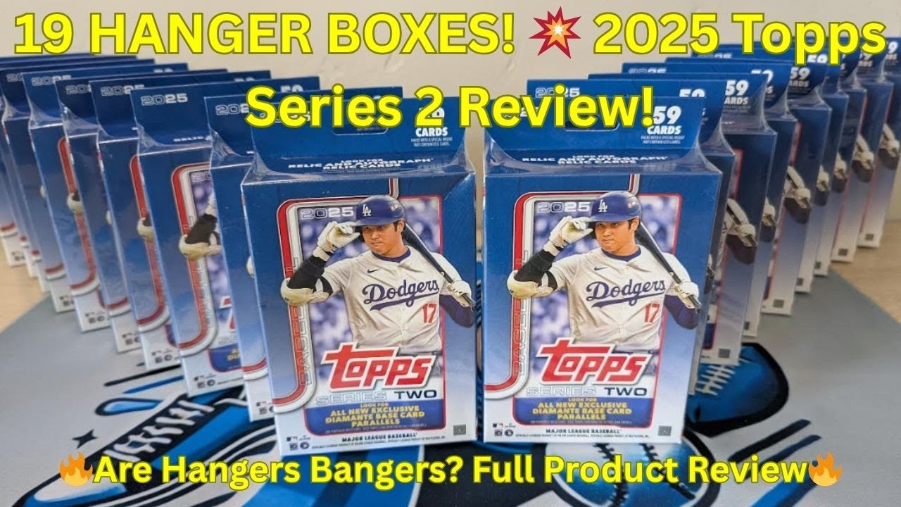 2025 Topps Series 2 Baseball Hanger Box Review! We Ripped 19 Boxes! 🔥