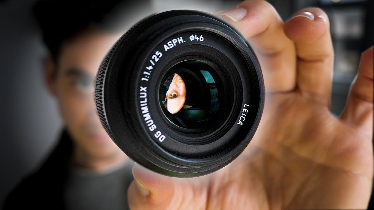 This lens is AWESOME | Panasonic Leica 25mm f1.4 lens