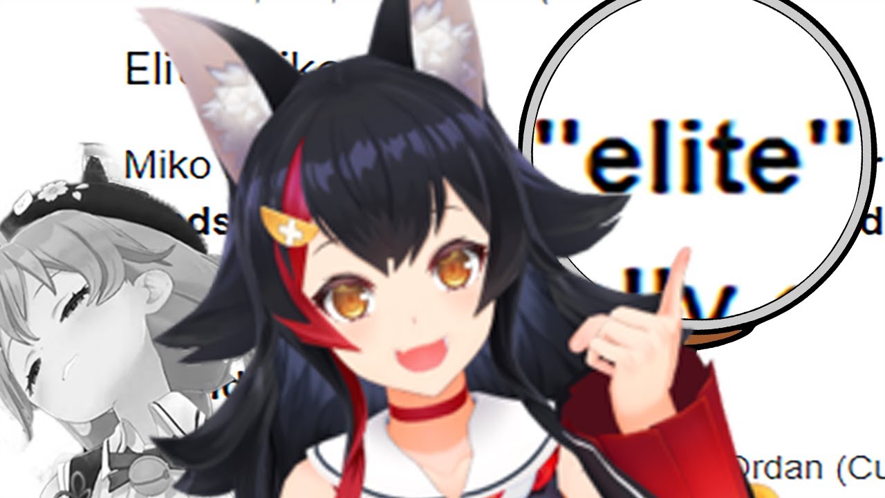 Subaru and Mio interrogate Miko on her eliteness