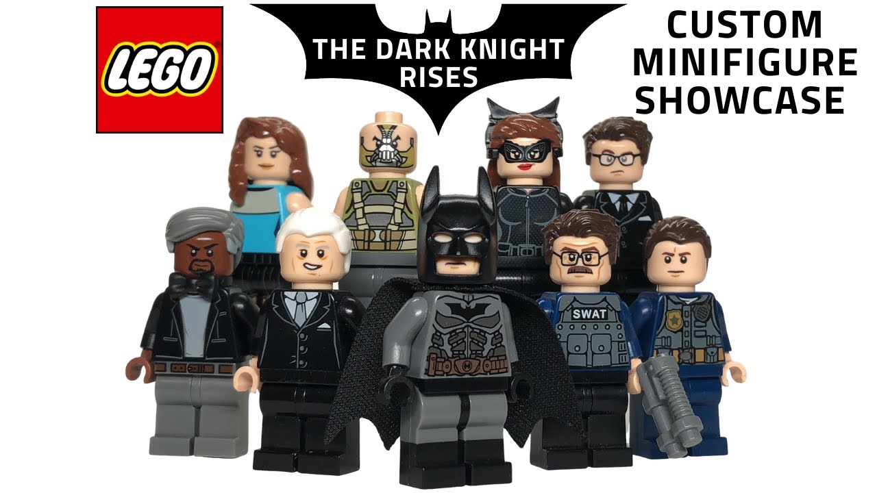 LEGO THE DARK KNIGHT RISES — витрина минифигурок