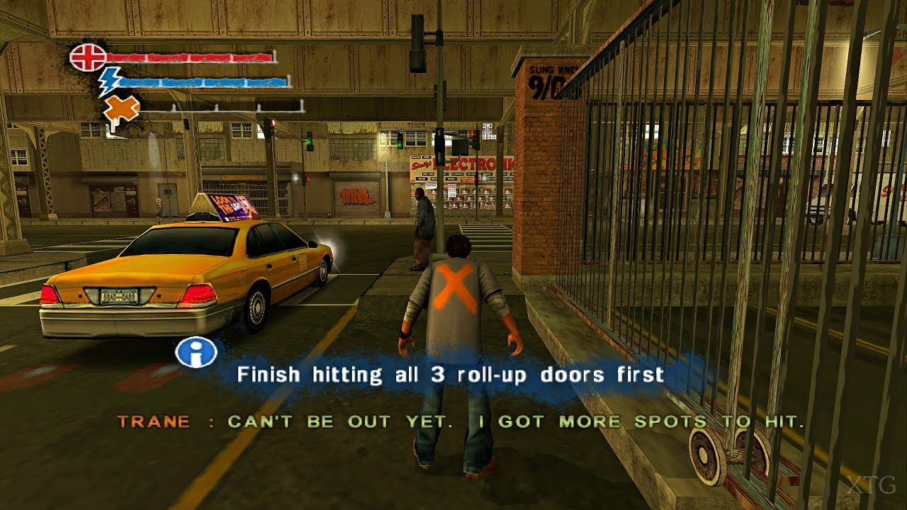&laquo;Getting Up: Contents Under Pressure&raquo; Марка Эко для PS2 (геймплей HD) (PCSX2)