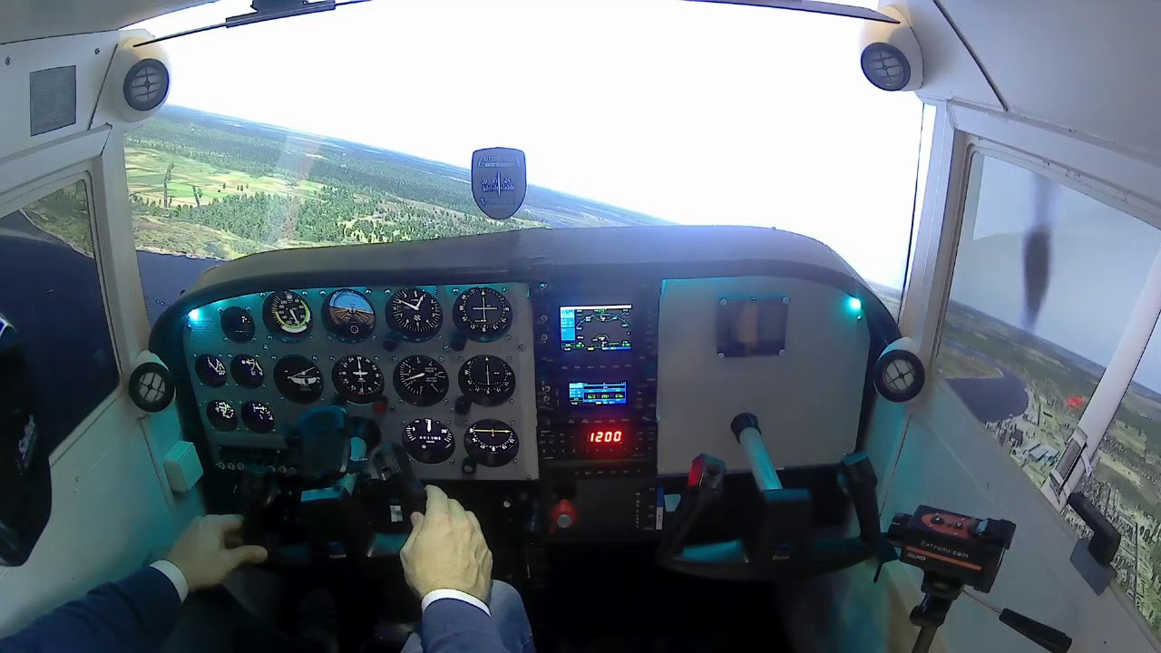 Cessna Home Cockpit - KFYJ airport - Xplane11 Flight Simulator