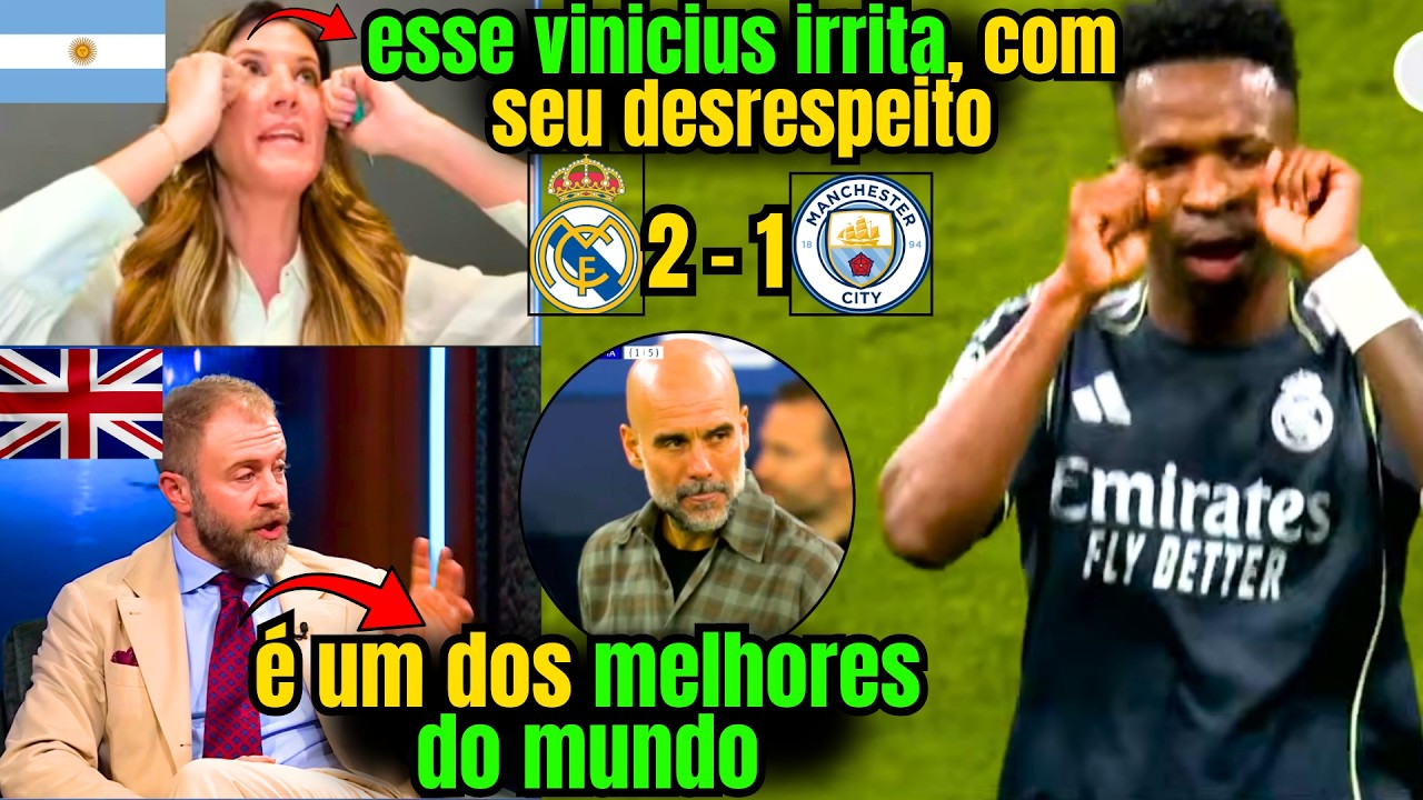 INGLESES  SE RENDERAM E MÍDIA INTERNACIONAL CRITICA VINI APÓS A VITORIA SOBRE O CITY