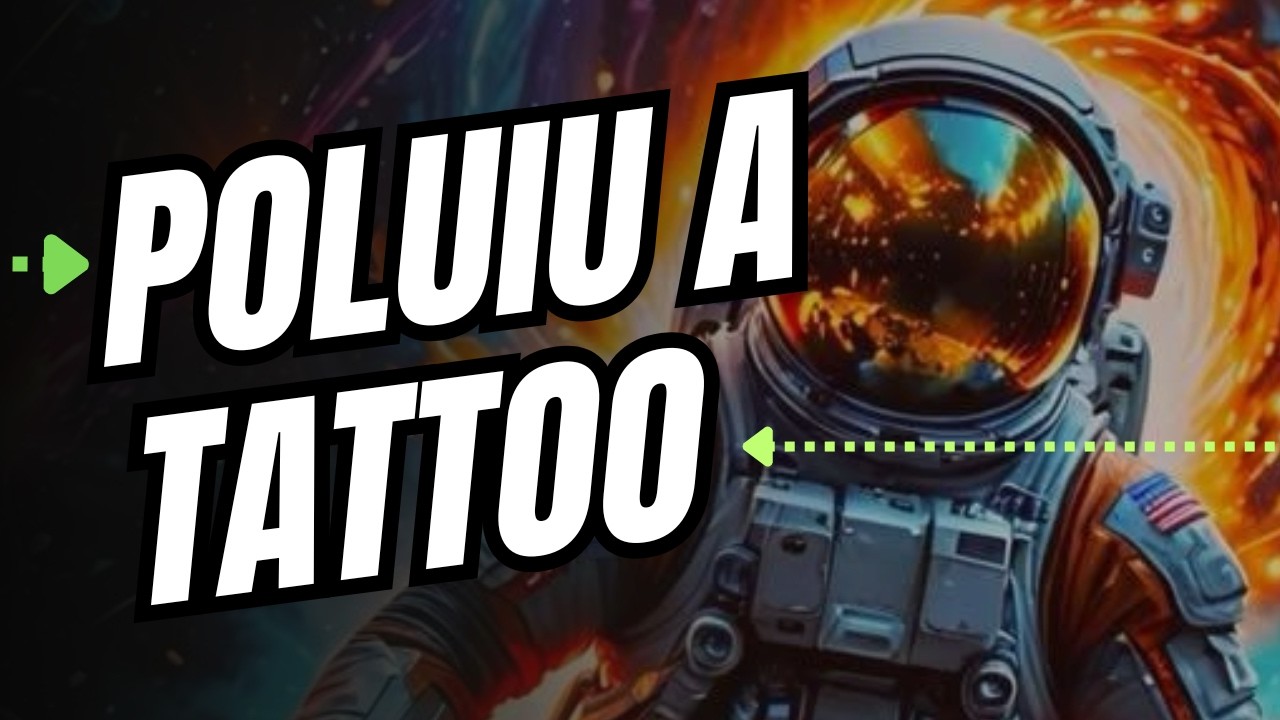 Porque essa tatuagem ficou visualmente confusa?