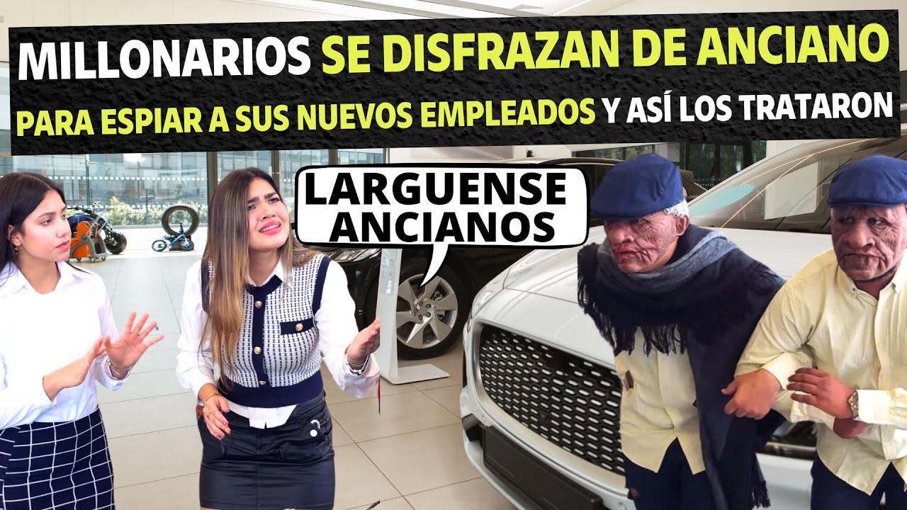 Millonarios se disfrazan de anciano para espiar a sus nuevos empleados y así los trataron.