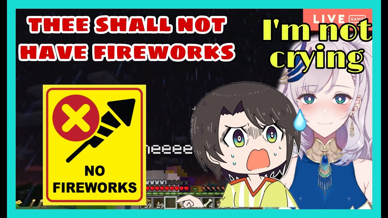 Ozora Subaru Laughing When Reine Firework Is Not Approved By God | Minecraft [Hololive/Eng Sub]