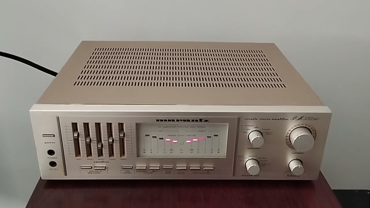Marantz PM-550 erősítő bemutató videó 