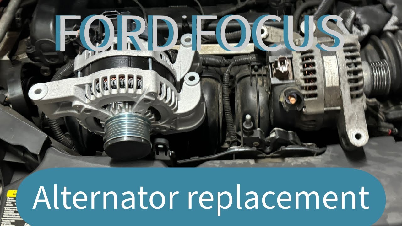 Alternator replacement on 2006 Ford Focus. Similar with most cars!!