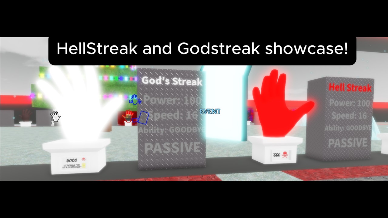 Hellstreak and GodStreak showcase (Hellstreak Secret Phase included) | Killstreak Gloves Button Test