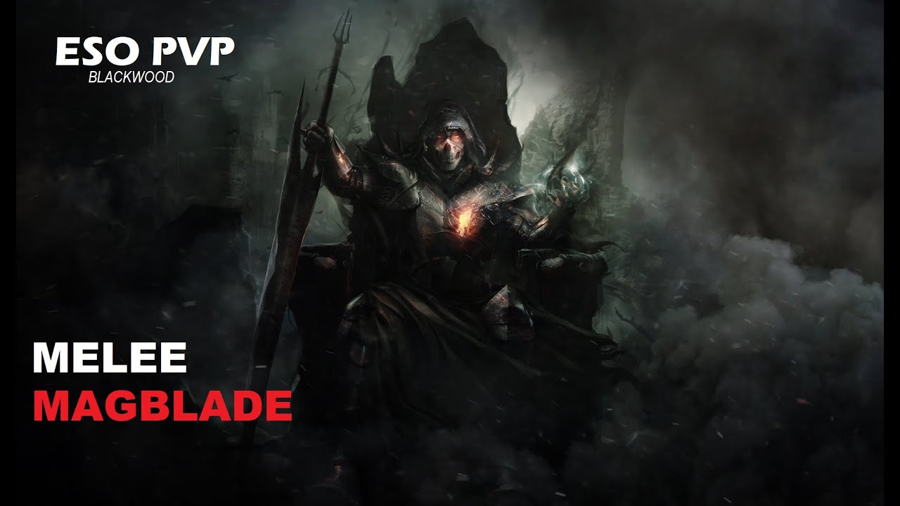 ESO PVP - LAMENOIRE MAGIE (Lame d'Ombre)  -  GAMEPLAY BLACKWOOD