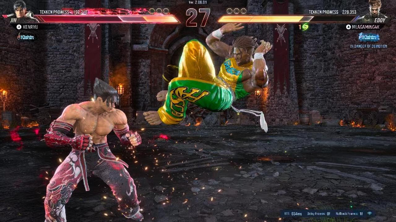 TEKKEN8 jin kazama vs eddy gordo online battle