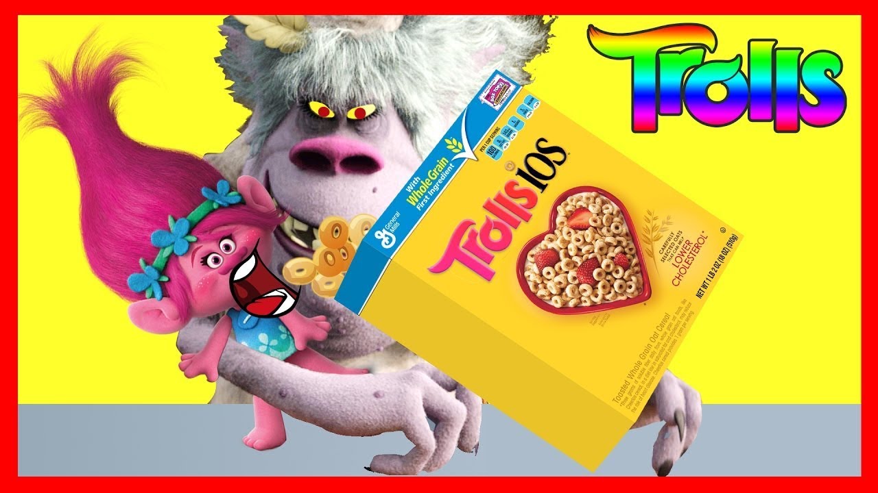 Trolls 2 Watch Party Poppy and Branch Eat Cheerios - Ellie Sparkles World Tour