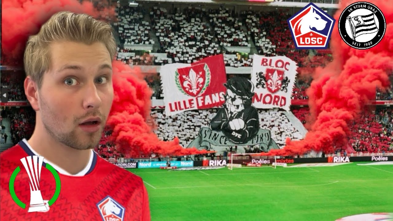 DUTCH FOOTBALL FAN EXPERIENCES FRENCH ULTRAS FOR THE FIRST TIME!! Lille - Sturm Graz Matchday Vlog