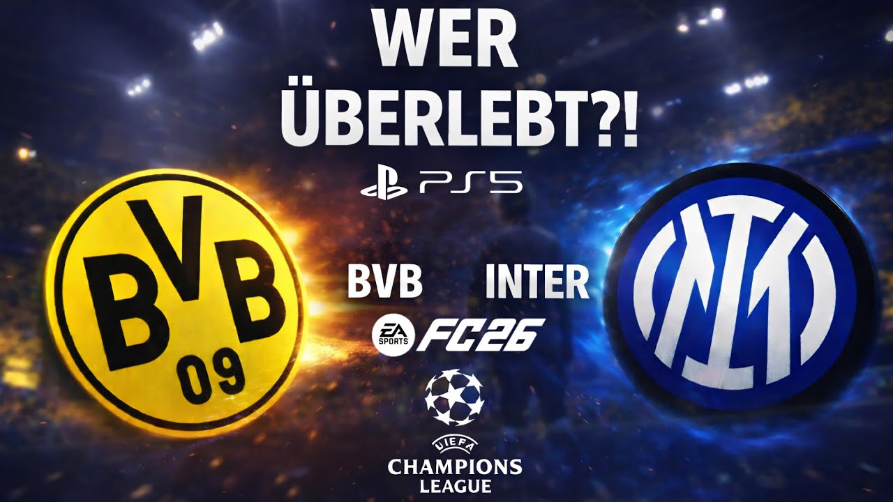 FC26- BVB vs Inter Mailand – Wer kommt weiter? | Letzter Spieltag Champions League Simulation 