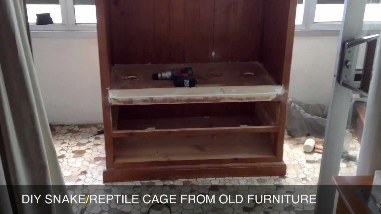 DIY SNAKE-REPTILE ENCLOSURE