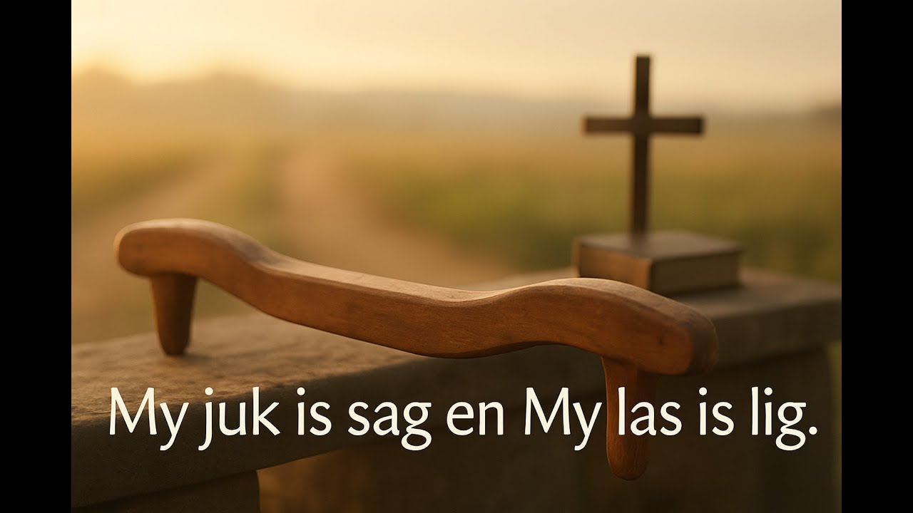 Spontaan Boodskap: Wat is Jesus se Juk?