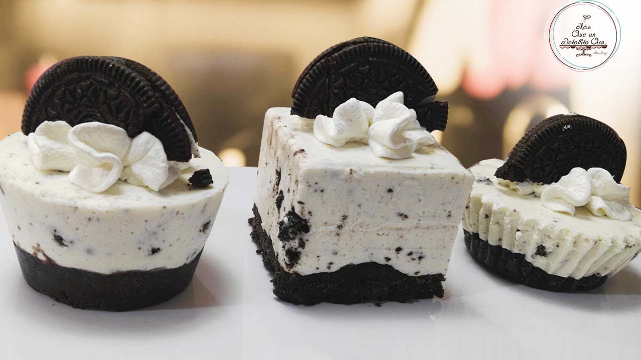 CHEESECAKE OREO SIN HORNO #cheesecakeoreo #cheesecakesinhorno