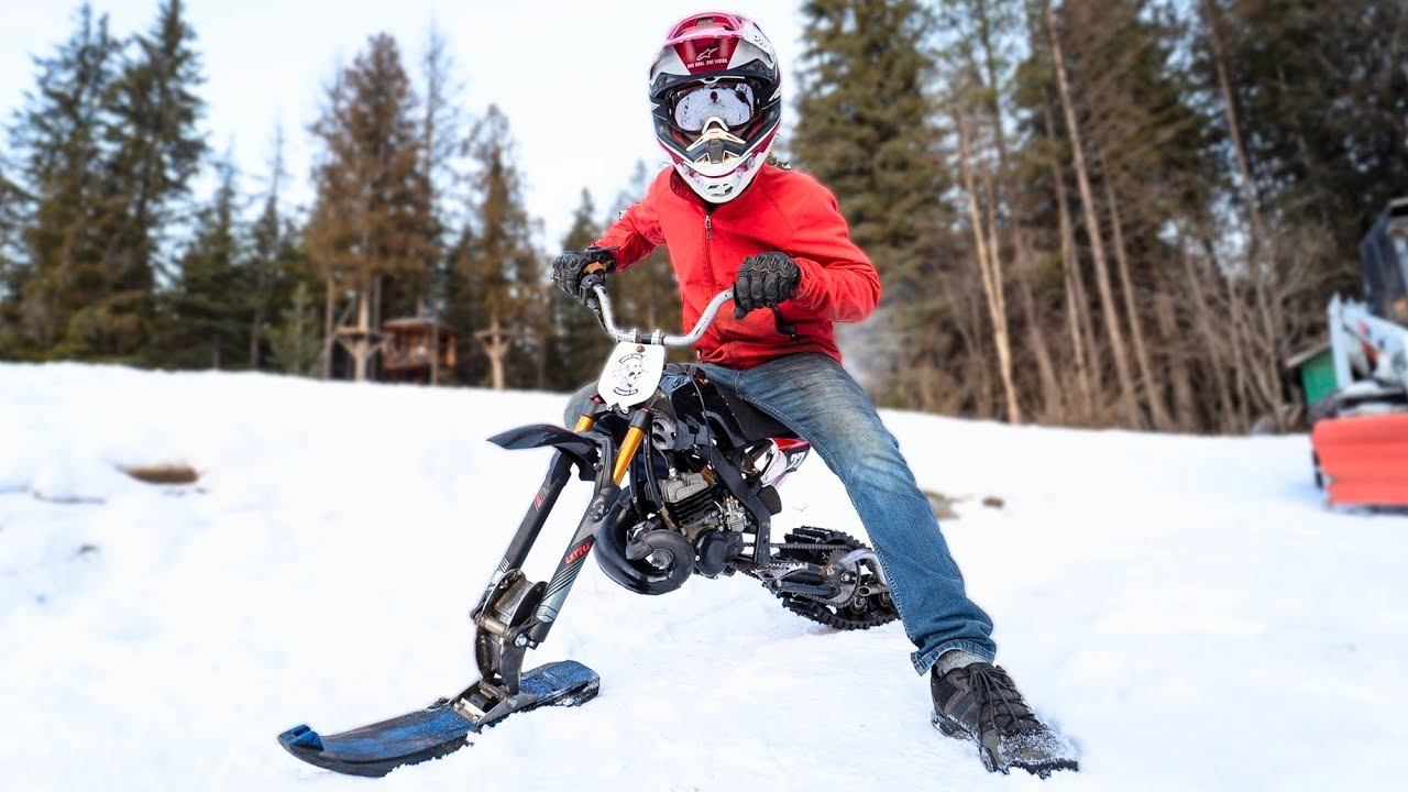 Worlds Smallest Snow Bike is Finished!
