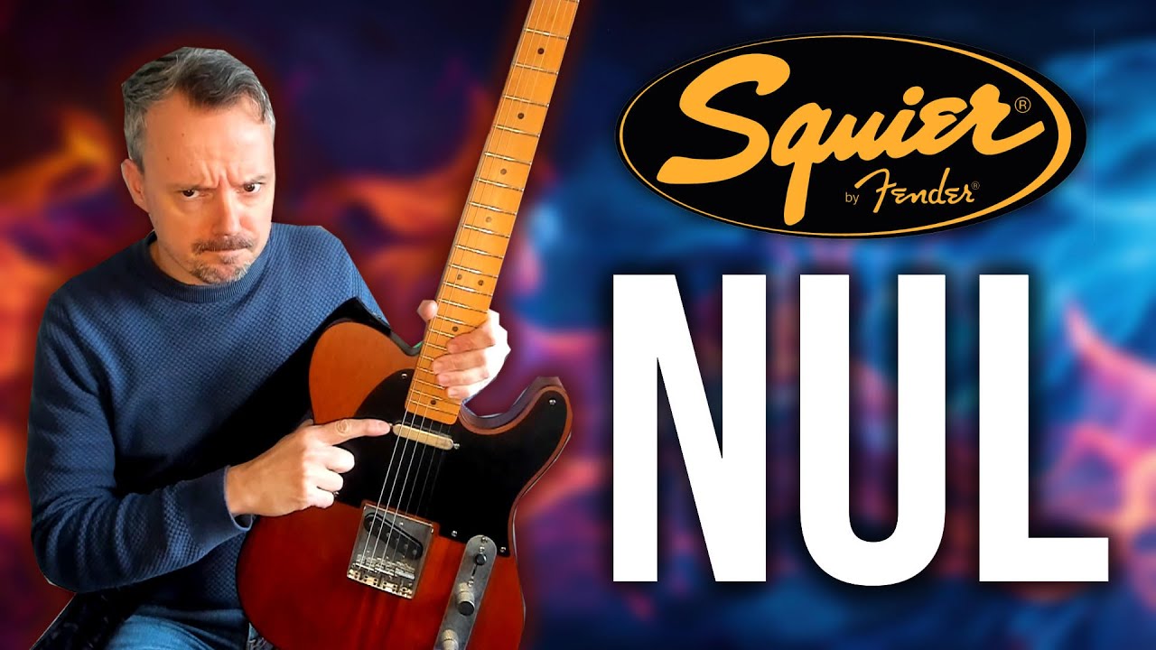 Le GROS Problème des guitares SQUIER. (test SQUIER 40th Anniversary Telecaster Vintage Edition)