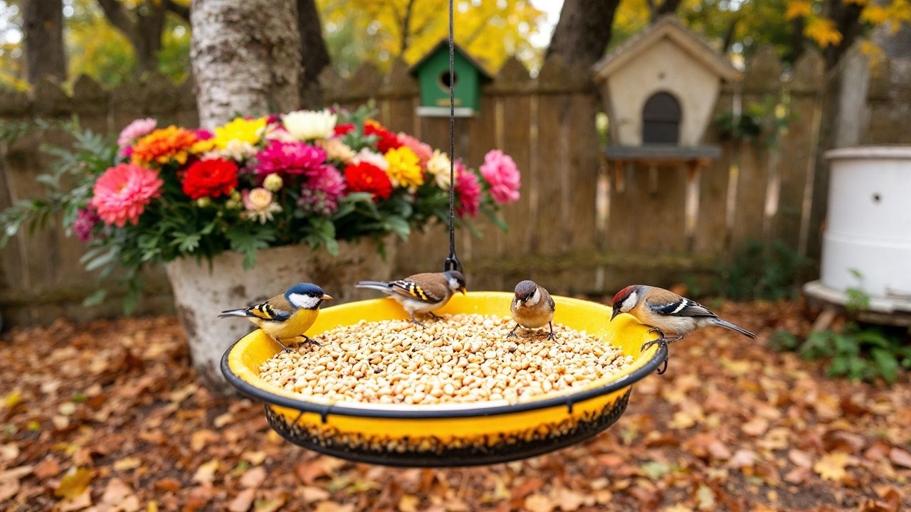 LIVE Backyard Bird Feeder Cam | Peaceful Nature & Calm Birds