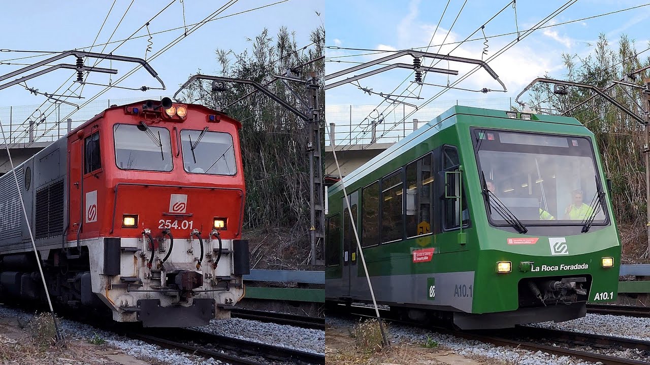 Ambiente ferroviario en Martorell #fgc