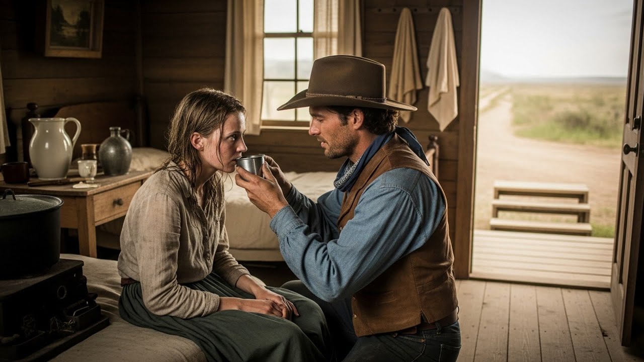 She Collapsed From Hunger Three Steps From His Door, The Cowboy Found Her And Fed Her Back To Life