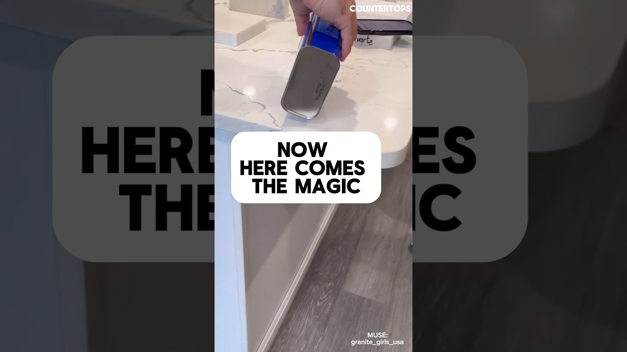 Secret Quartz  Countertop Hack. Cleaning Quartz Countertops Got You Crazy? #shorts #hack #viral