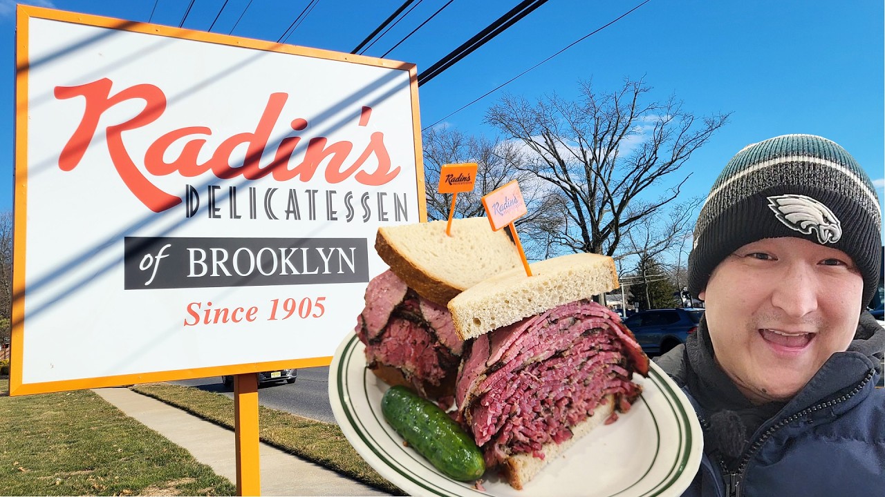 The BIGGEST Pastrami Sandwich I've Seen! Is Radin's Deli Worth the Hype?