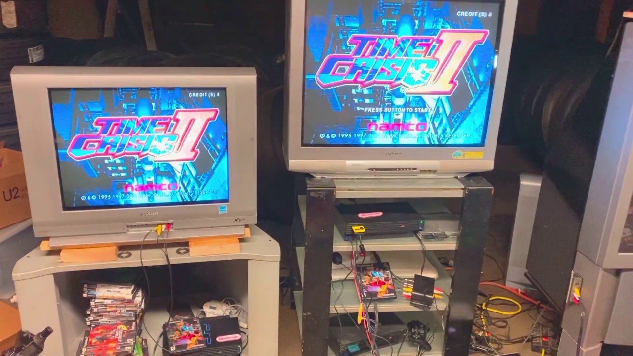 Time Crisis II Link Play Tutorial -Playstation 2 Link Systems