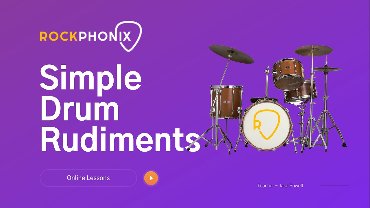 Rockphonix Drum Lesson - How To Play Simple Drum Rudiments