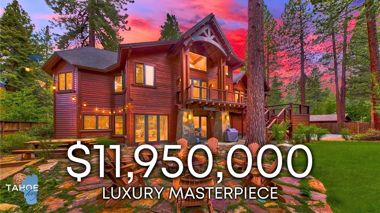 Discover Lake Tahoe's LUXURY MASTERPIECE in Incline Village Nevada