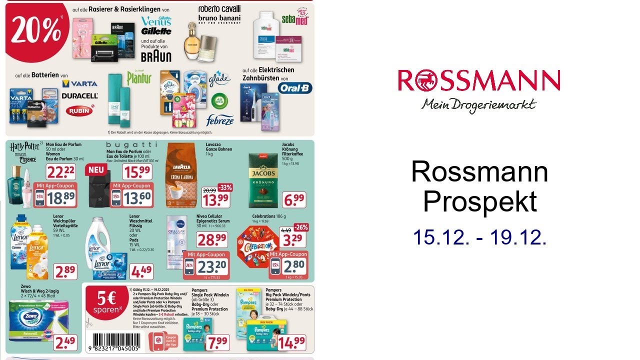 Rossmann Prospekt   15.12. - 19.12.