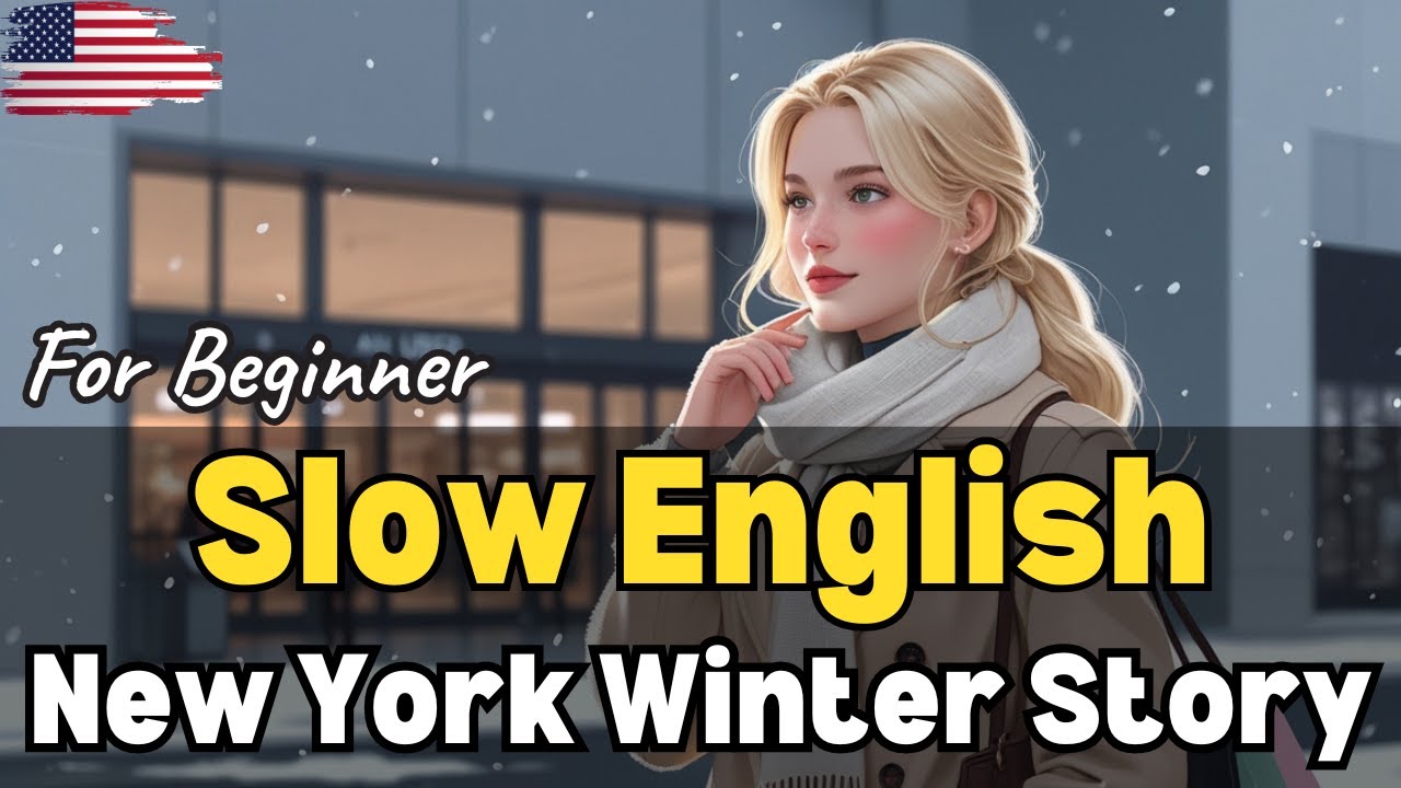 New York Winter Story | Easy English Listening