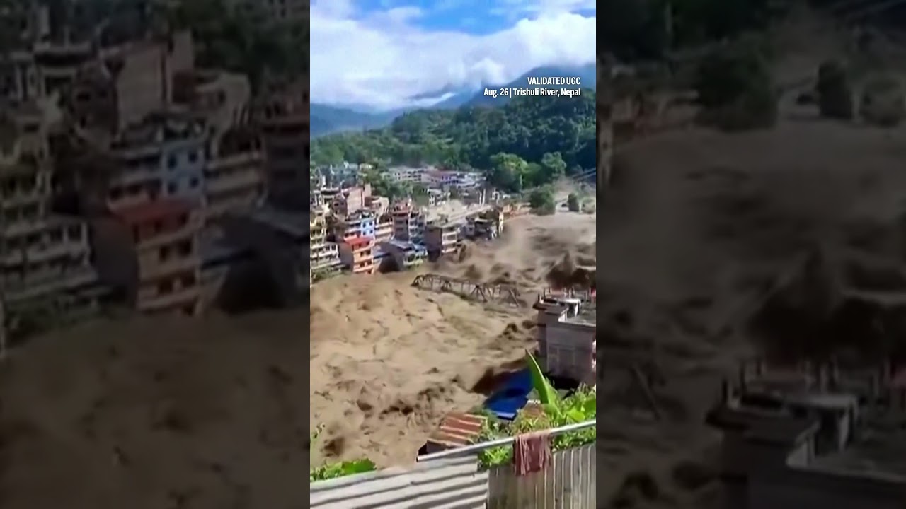 Nepal & China Flash Floods: At Least 160 Dead, Hundreds Missing | Disaster Escalates | #Shorts
