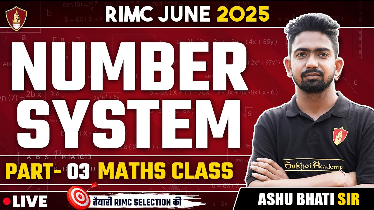 RIMC Maths Online Classes | Number System | RIMC Maths Questions | RIMC Online Coaching Class 9
