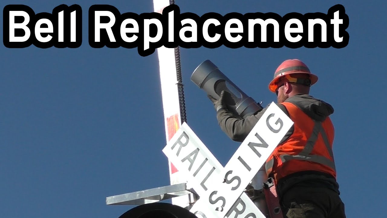 How A Railroad Crossing Bell Gets Replaced