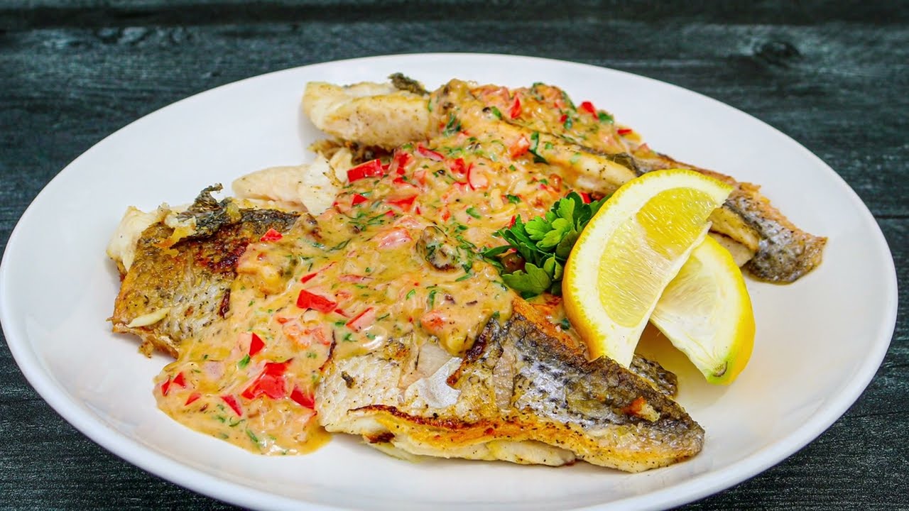 Pan Seared Striped Bass with Lemon Sauce Recipe by Carolina Cooker&reg;