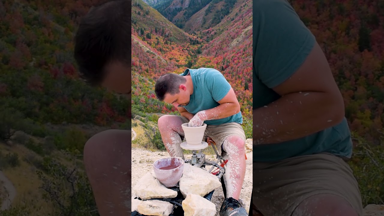 Pottery in The Fall #brothisiswild #twinadventures #potteryvideos #ceramics #clayart