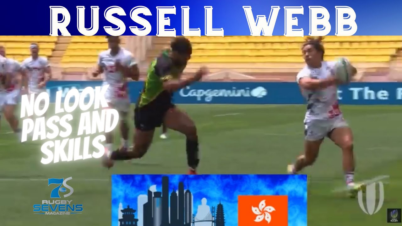 RUSSELL WEBB no look pass and skills as HONG KONG 7s wins both games | Olympics in sight | Monaco 7s