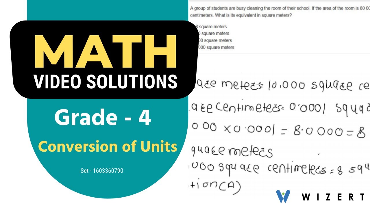 4th Grade Math Word Problems - Grade 4 Maths Conversion Of Units Word problems - Set 1603360790