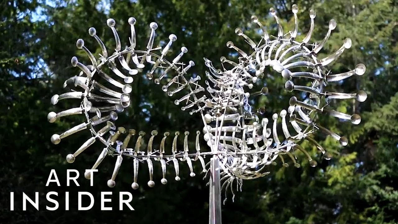 How These Metal Sculptures Move With The Wind