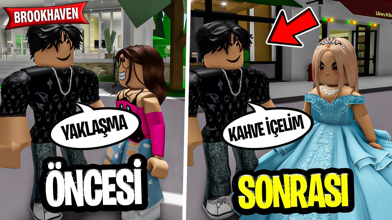 ÇİRKİN OLUP SONRADAN GÜZELLEŞTİM ROBLOX BROOKHAVEN🏡RP