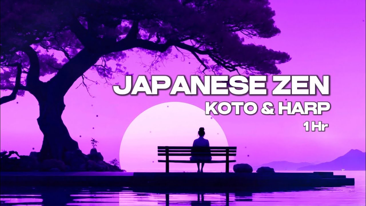 1 Hour Japanese Zen Music | Soothing Koto & Harp for Study and Focus 🌸