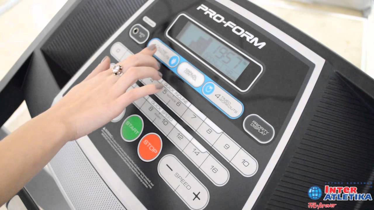 ProForm 520 ZLT - Видео обзор беговой дорожки от компании Интер Атлетика