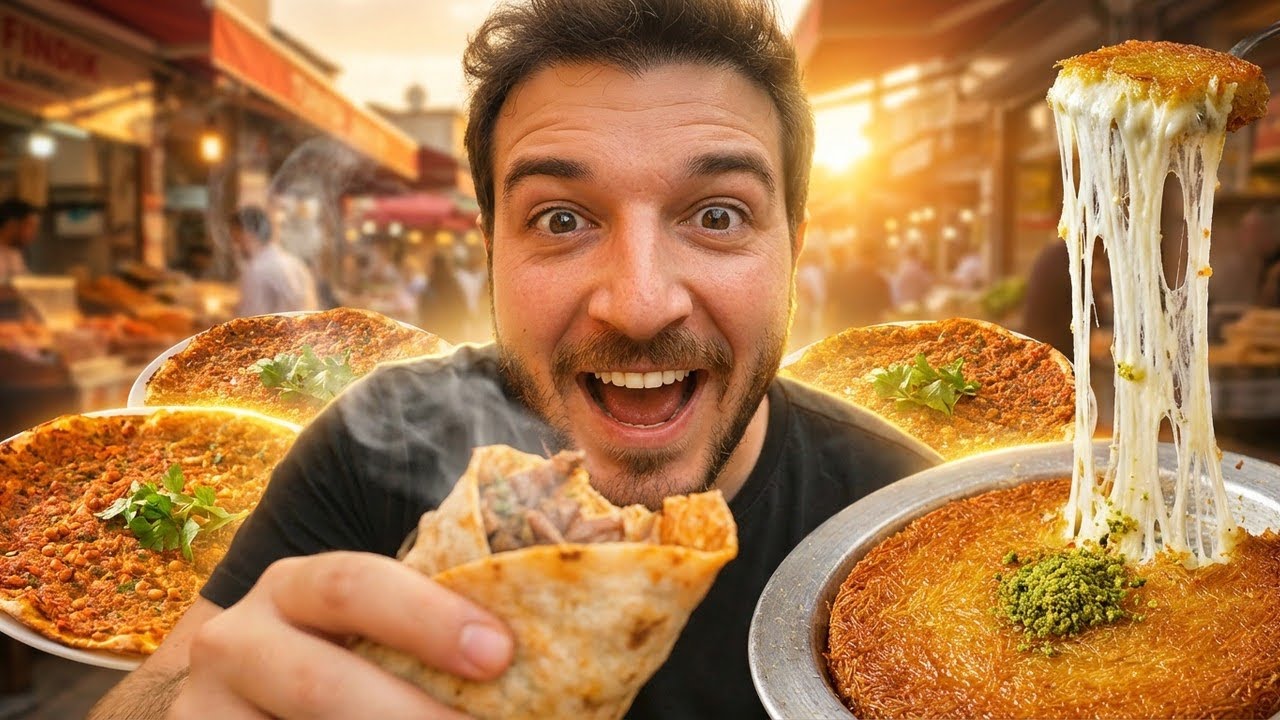 İskenderun Lezzet Turu | Sütlü Kavurma, Lahmacun, Künefe
